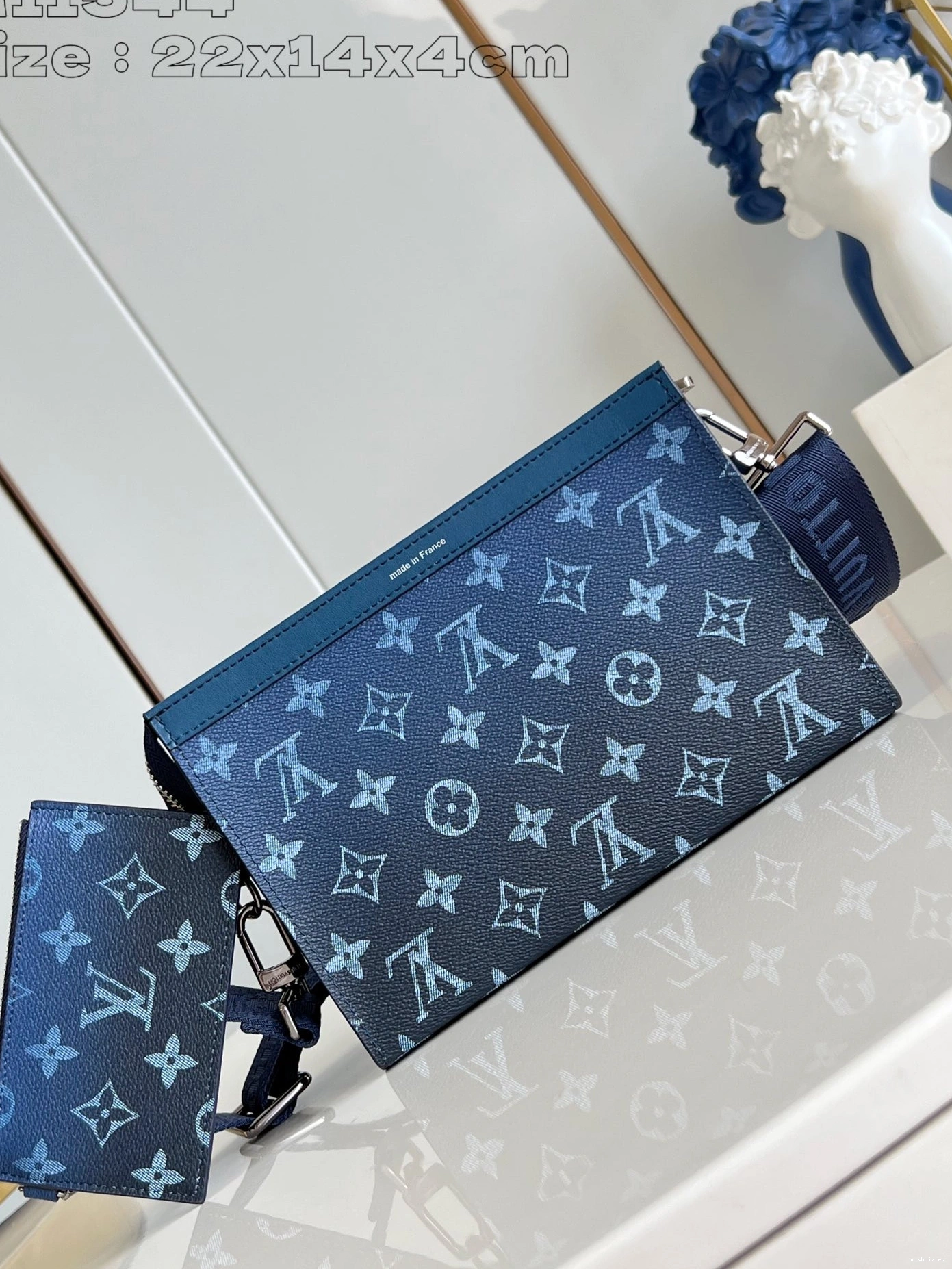 WIS Wallet-22*14.5*4.5cm Gaston VUITTON LOUIS Wearable 0109